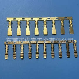 五金u型夹线端子大功率接线冷压连带端子紫铜镀锡压线端子