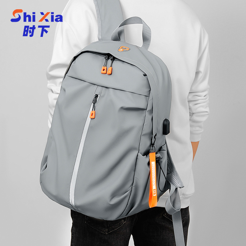 Nuevas bolsas de hombro para hombres de estilo europeo y americano, mochilas escolares simples, mochilas de moda, mochilas de computadora, mochilas de viaje de ocio