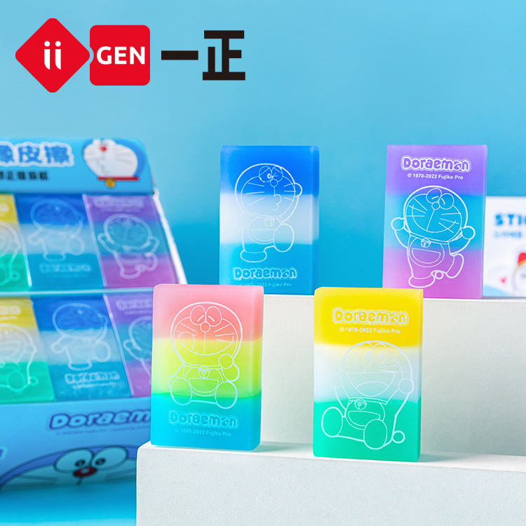 iigen A positive Stationery Doraemon Image Large jelly eraser originality lovely correction student rubber