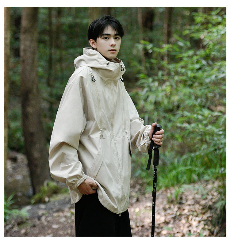 Autumn New Outdoor Mountaineering Clothing Waterproof Stormtrooper and Women's Same Style Multi Zipper workwear Jacket_voghion.com
