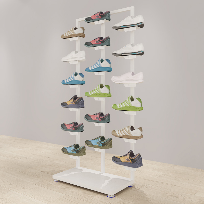 Shoe Store Sneaker Display Rack, Iron Art Simple Shoe Rack, Island Direct Sales, Disassembly and Assembly Display Cabinet, Light Luxury Wall-Mounted Shoe Store Sneaker Display Rack, Iron Art Simple Shoe Rack, Island Direct Sales, Disassembly and Assembly Display Cabinet, Light Luxury Wall-Mounted