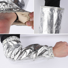 High-temperature resistant heat insulation sleeve, aluminum foil, anti-scald, steel plant, furnace front, smelting, barbecue, radiation, fireproof, flame retardant sleeve