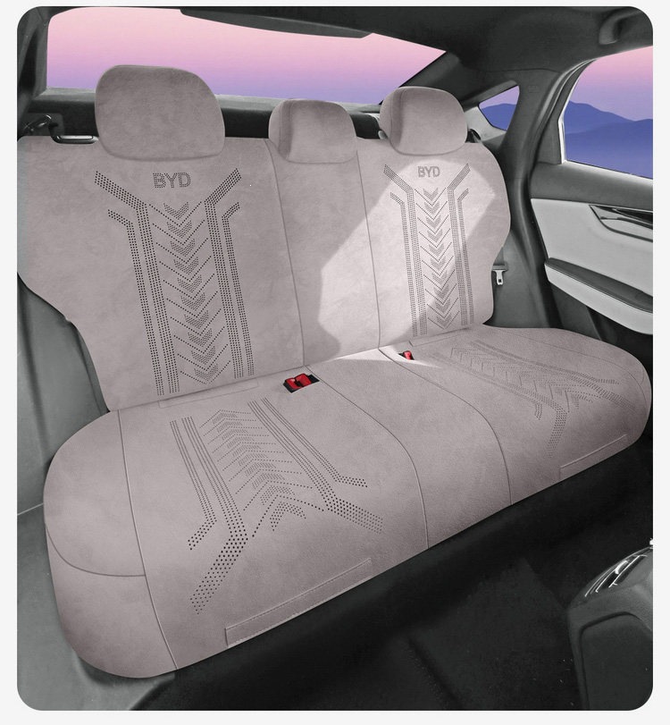 BYD Qin PLUS special seat covers, fully enclosed, made of Ramus material, breathable and perforated for ventilation
