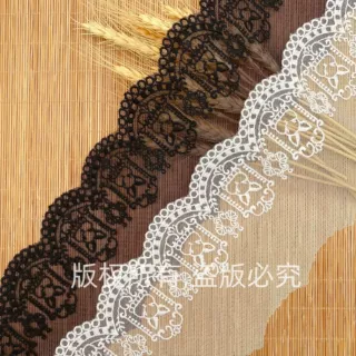 牛奶丝网纱花边 电脑绣花童装女装裙边配饰童装饰品diy蕾丝花边