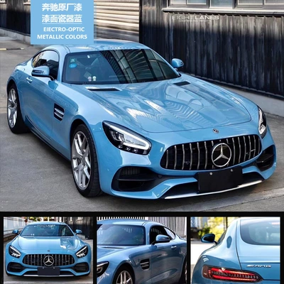 Car Pet Gloss Color-Changing Film, Auto Color Change Film - crystal-porcelain-blue-152m17m