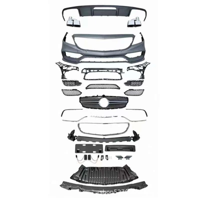 Suitable for Mercedes-Benz CLS(W218)12-17 modified Big Surrounded - 12-17-cls-modified-cls63-front-bumper-center-mesh-rear-lip-tail-throat-original-car-high-configuration