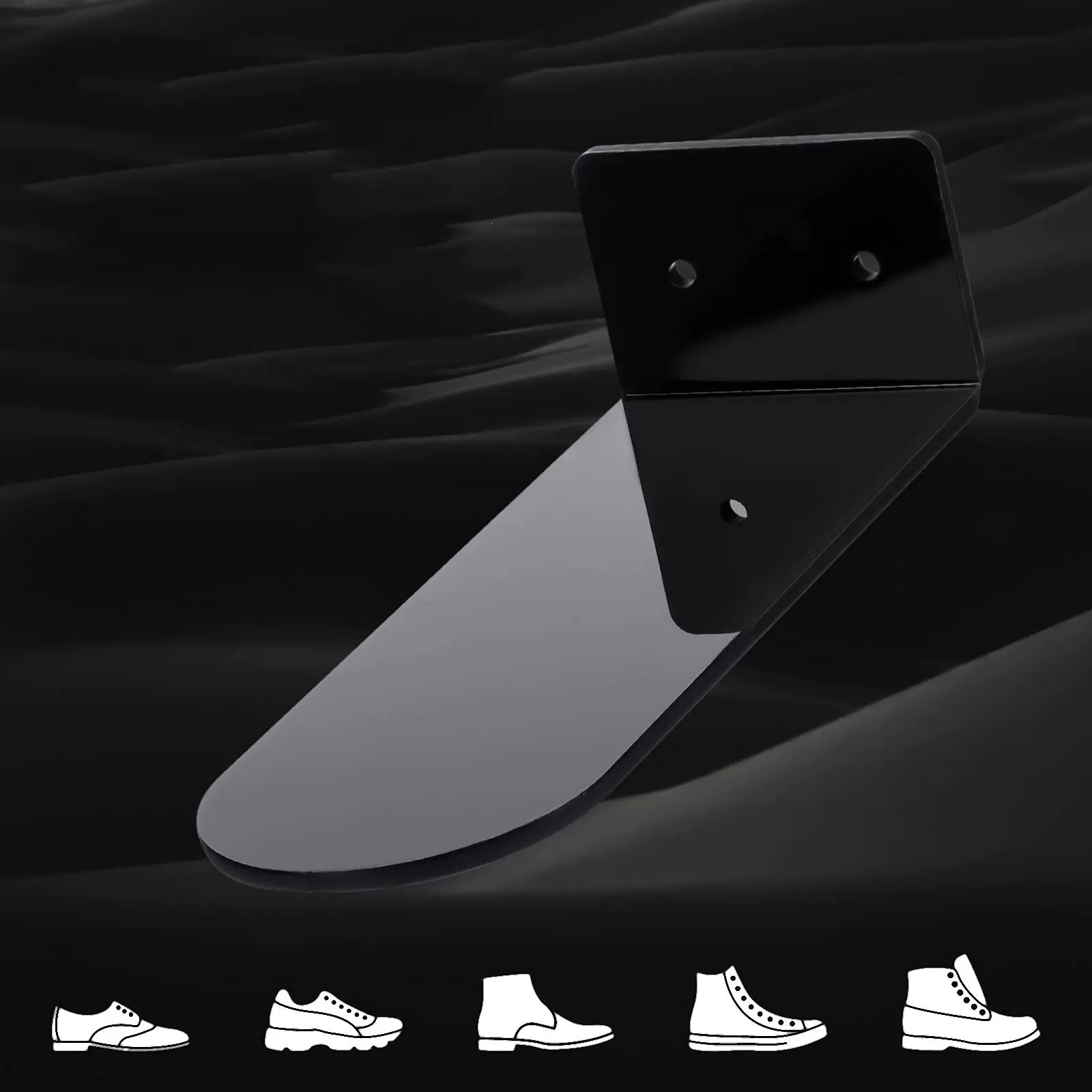 挂架 亚克力鞋子展示架陈列架鞋店用品有机玻璃鞋托架鞋架J048