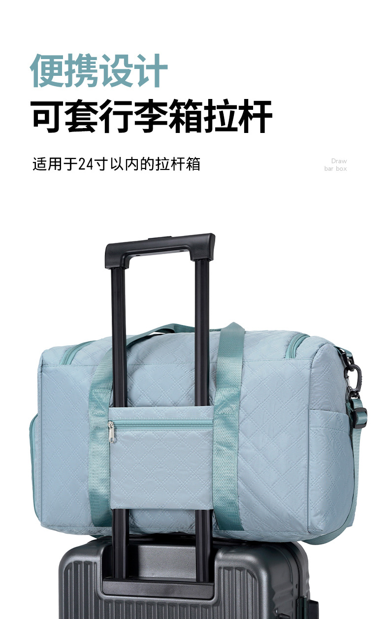 2026 New Style Fashion Outdoor Camping Multifunctional Large Capacity Portable Handheld Cross-Border Hot-Selling Washable Luggage Bag