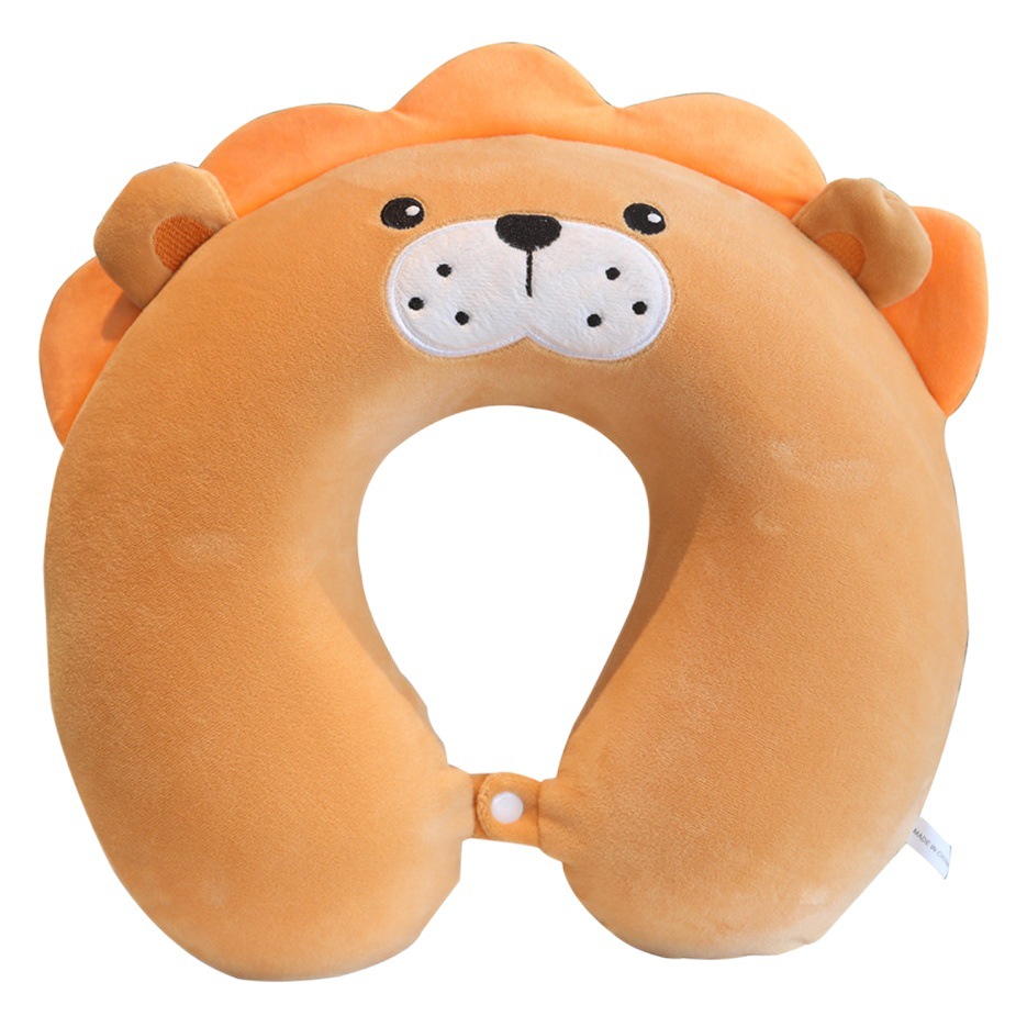 Almohada en forma de U protección para el cuello siesta almohada de espuma de memoria cervical almohada para el cuello almohada en forma de U cabeza para dormir reposacabezas almohada de avión
