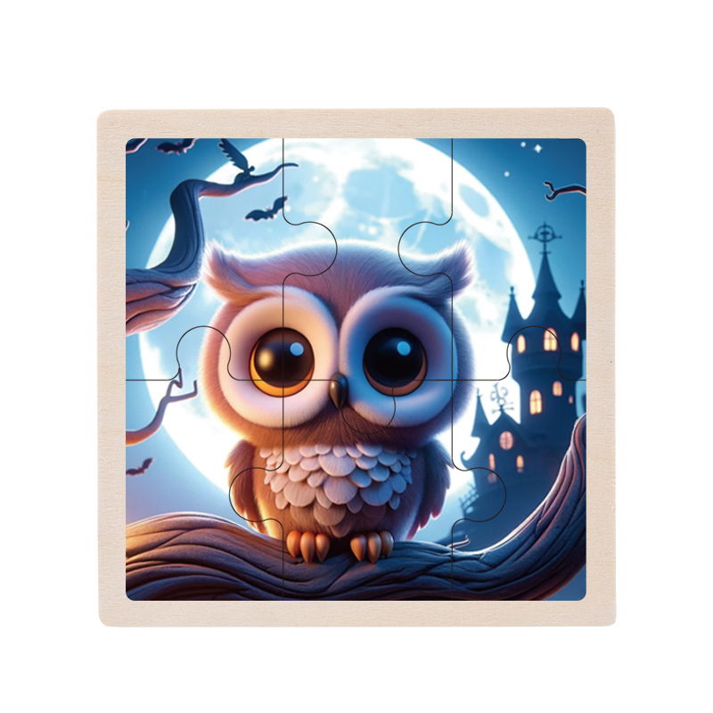 Rompecabezas de madera de los niños dinosaurio animal océano bebé iluminación cognitiva rompecabezas juego educación temprana juguetes educativos