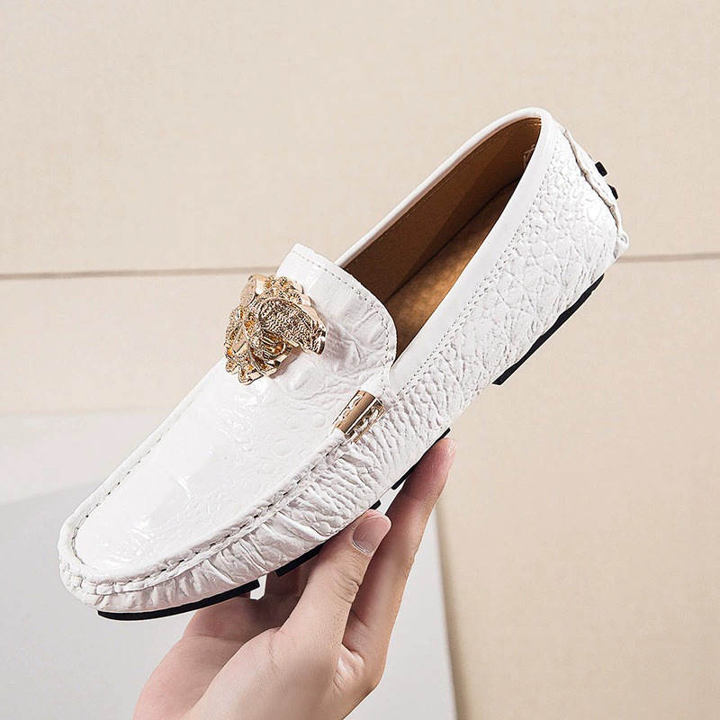 Обувь для родителей и детей, уличная деловая повседневная женская обувь для вождения, трансграничная обувь 47, большой размер 48, мужские туфли на плоской подошве, без шнуровки, ленивые туфли