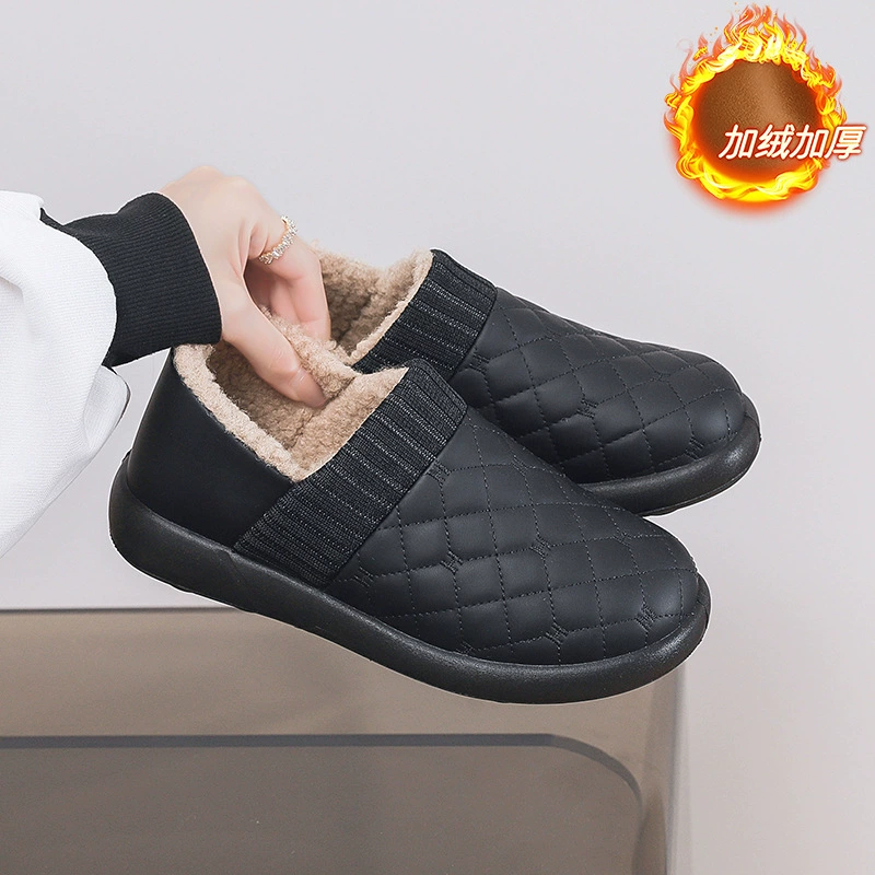 Winter footwear, comfortable keep warm boots for leisure