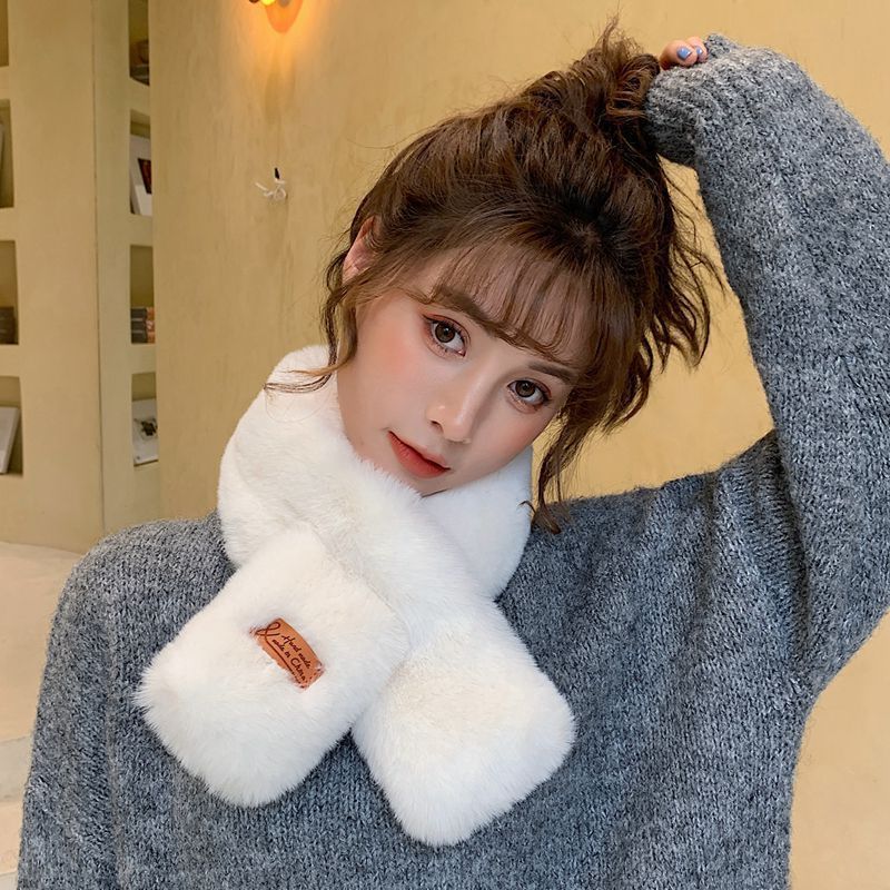 韓国版の毛の襟は首を囲んで冬の新型の保温のマフラーの女性の首をかばってかわいいです。|undefined