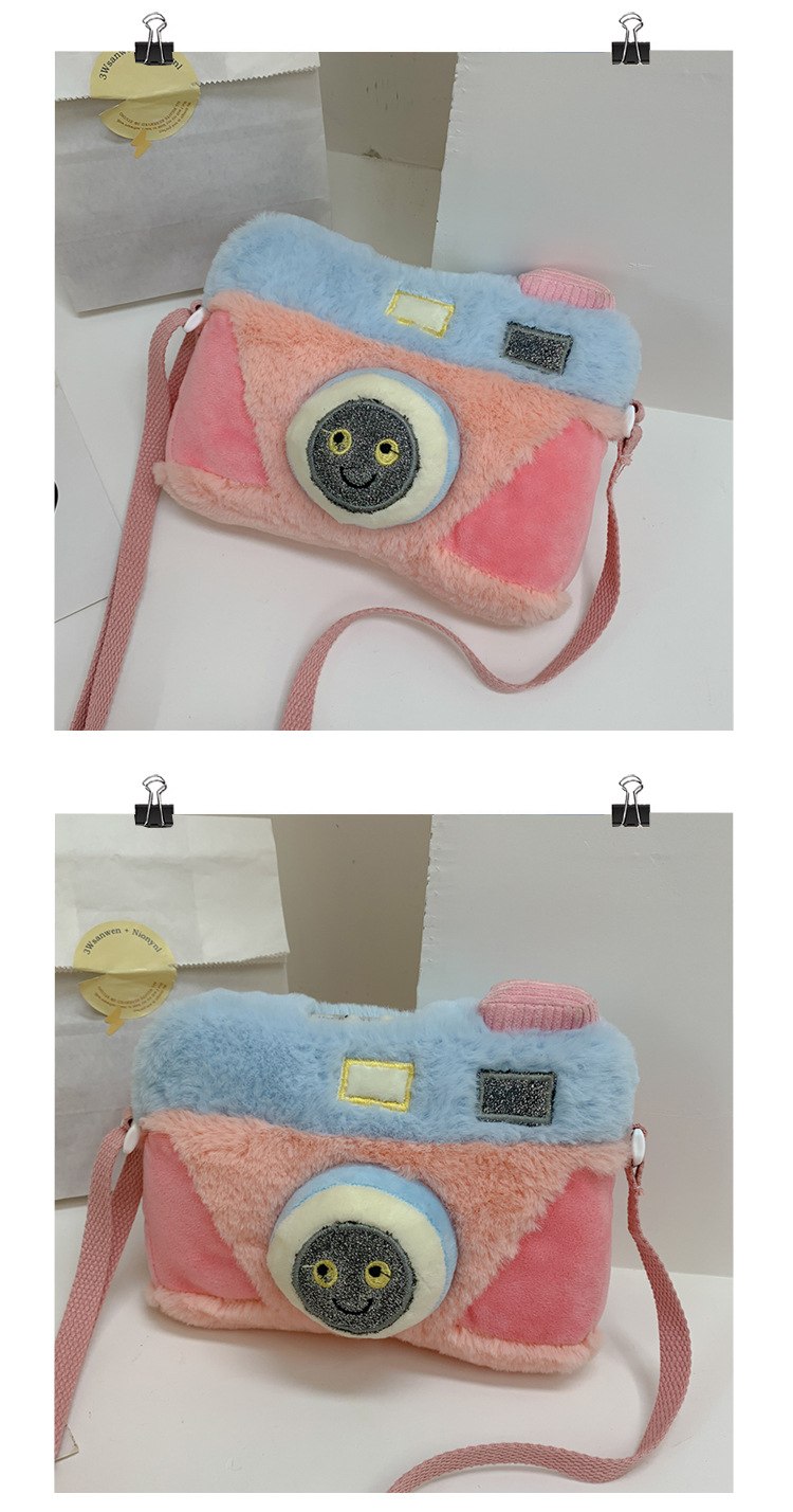 New Funny Camera Styling Plush One-shoulder Messenger Bag display picture 15