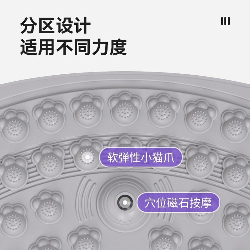 厂家直销批发猫爪指压板圆形七磁石加厚家用足底按摩垫按摩趾压板|undefined