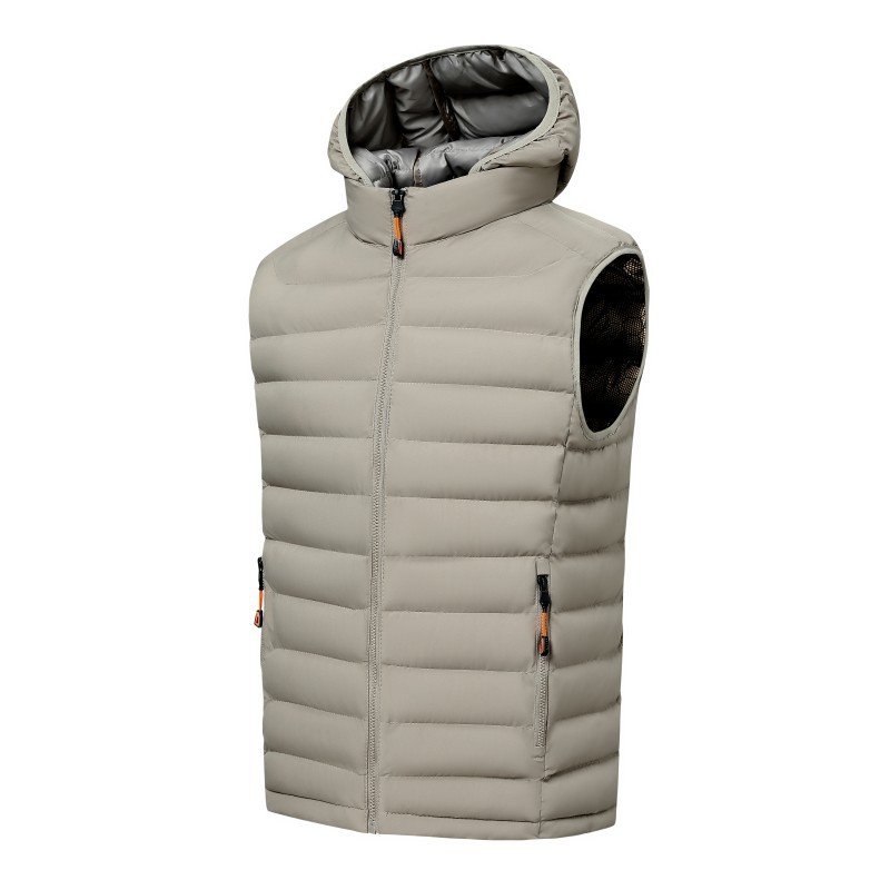 2025 chaleco de algodón de costillas otoño y invierno caliente grafeno sin mangas palpitación clip de algodón comercio exterior transfronterizo al por mayor