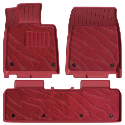 Modelə uyğun ayaqaltı Full Tpe Front and Rear Trunk - single-layer-foot-mat-twilight-red-galaxy-blanket-surface