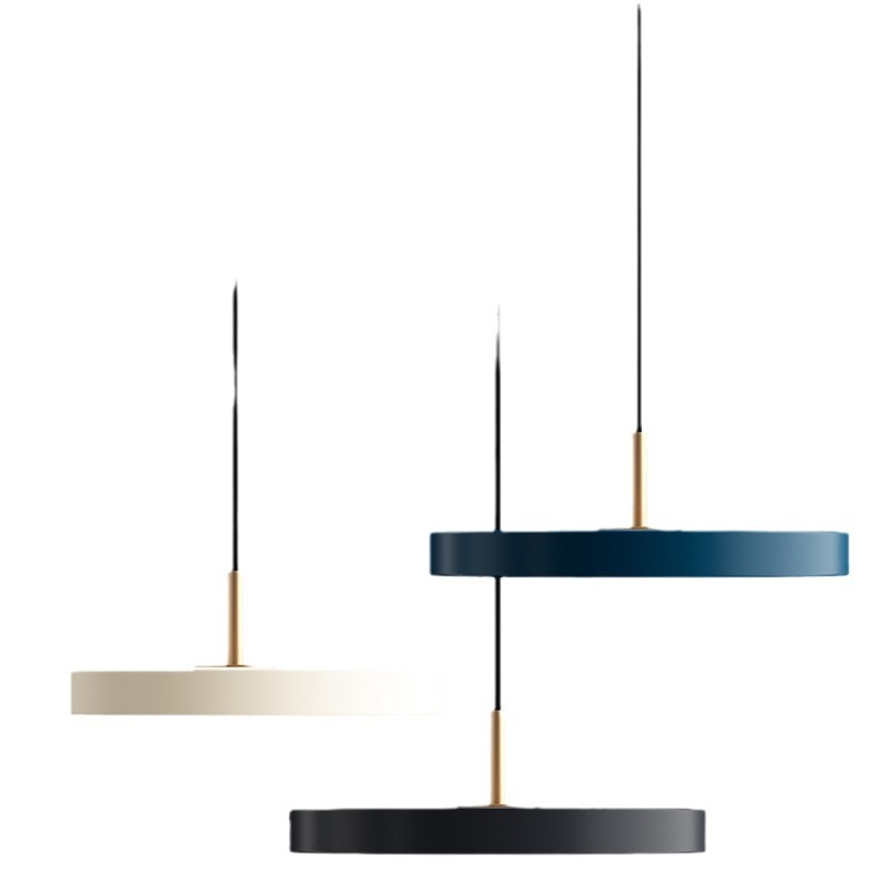 Modern and minimalistic ceiling lamp for bed