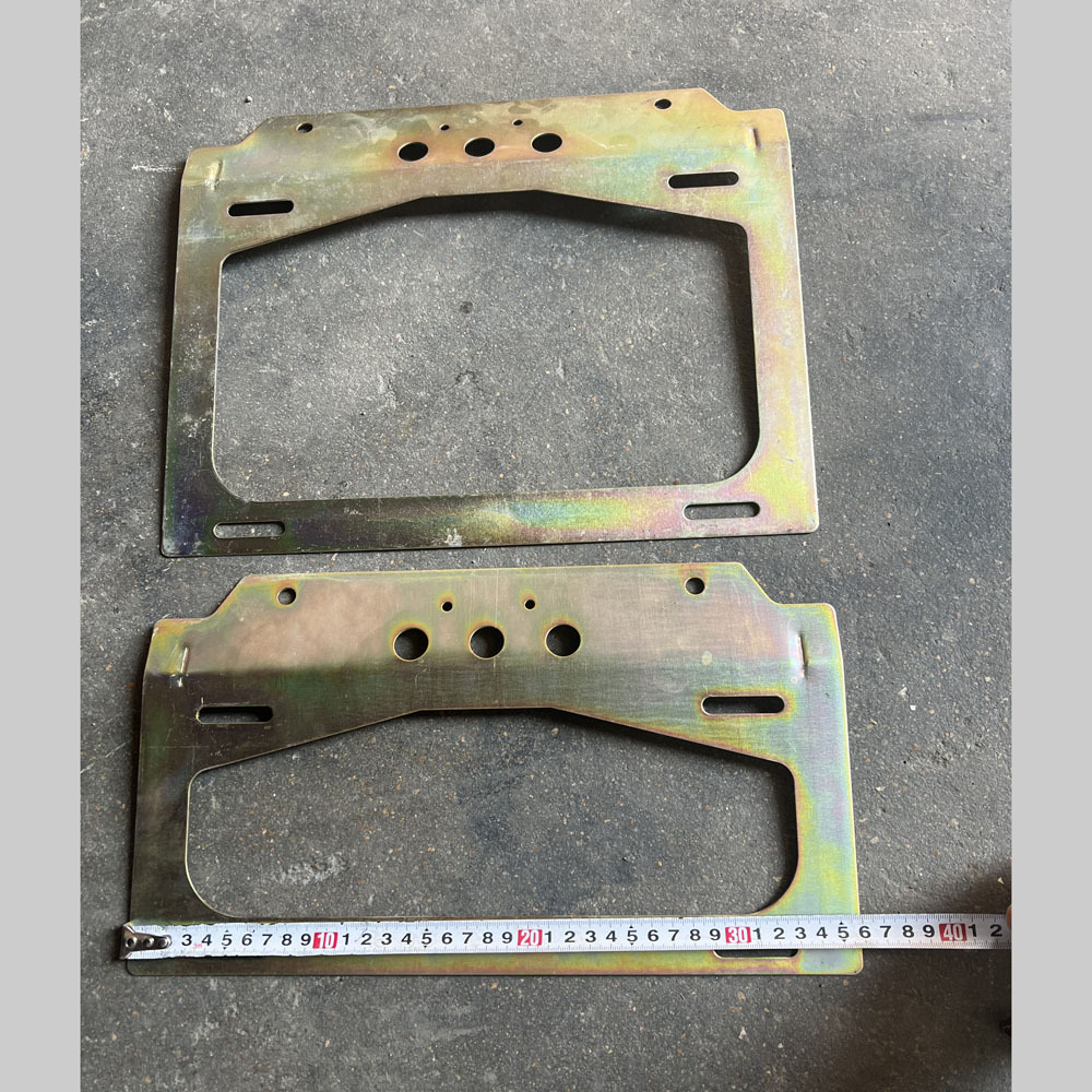 Road clearance vehicle license plate frame, dedicated license plate holder for road rescue vehicles, license plate bracket for engineering vehicles