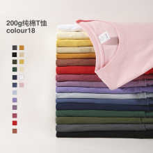 纯棉t恤定制圆领工作服文化衫团体活动广告衫班服定制diy印字logo