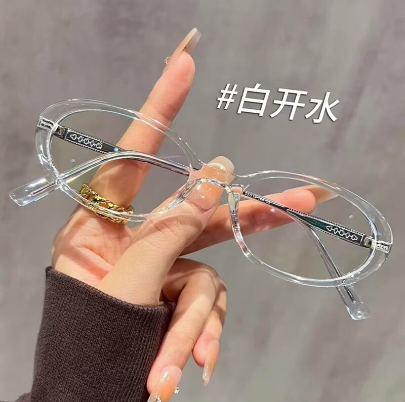 爆款高级感粗边小框防蓝光老花镜女时尚感显脸小高清中老年眼镜|undefined