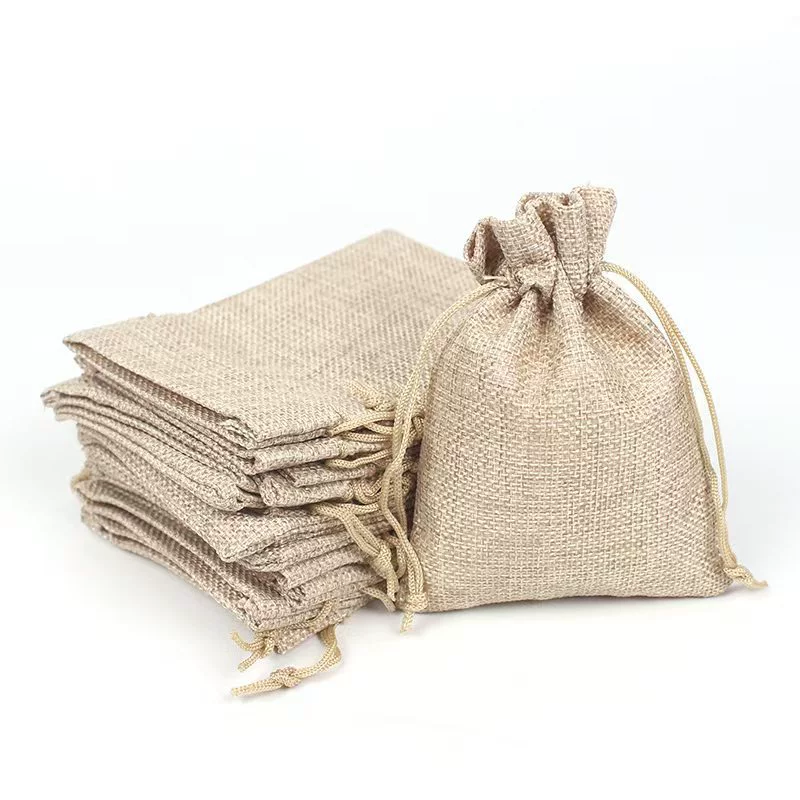 Спотовая сумка из мешковины