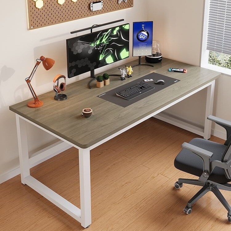 Desktop Computer Desk for Home Use, Simple Nordic Style Office Desk, Student Study Desk, Stylish Wall-Mounted Long Table