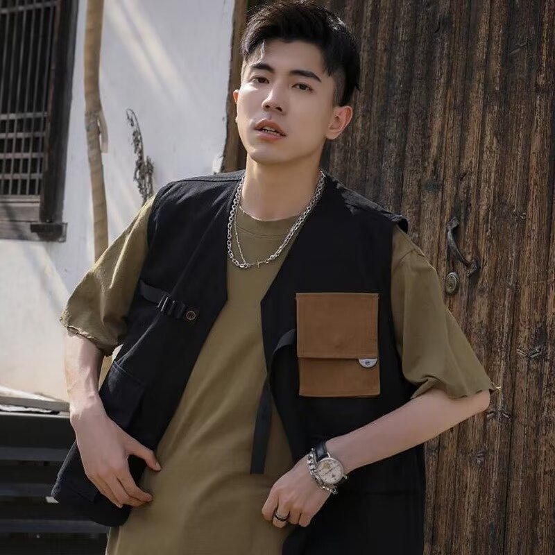 Japanese tactics vest hip-hop style