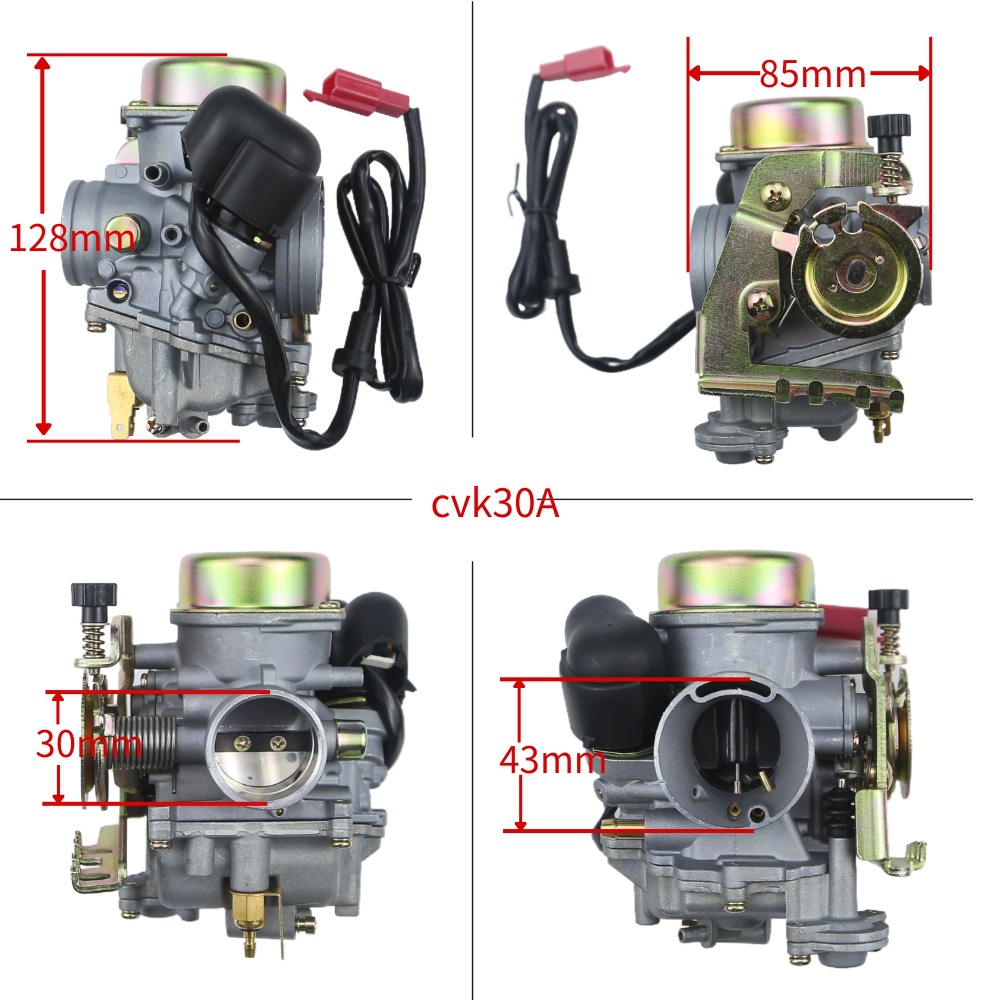 Cvk30A Racing Carburetor Cvk 150Cc 250Cc Atv Scooter Motorcycle Carburetor