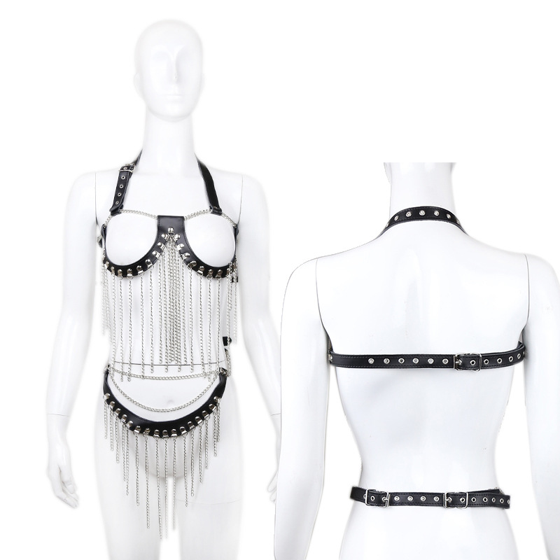 Tendencia de venta caliente de mujeres bondage rendimiento camiseta SM herramientas cuerpo completo juguetes para adultos atar accesorios de sexo femenino