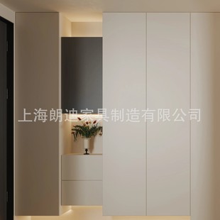 Design and Customize Accessible Luxury Bedroom Swing Door, Top-To-Top Wardrobe, Handle-Free Skin-Feel Pet Door Panel, Multi-Layer Panel Cabinet