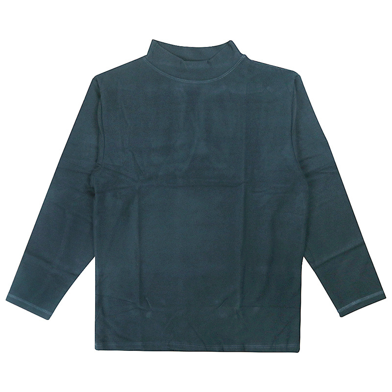 De la ropa interior de terciopelo Mediados de cuello azul oscuro