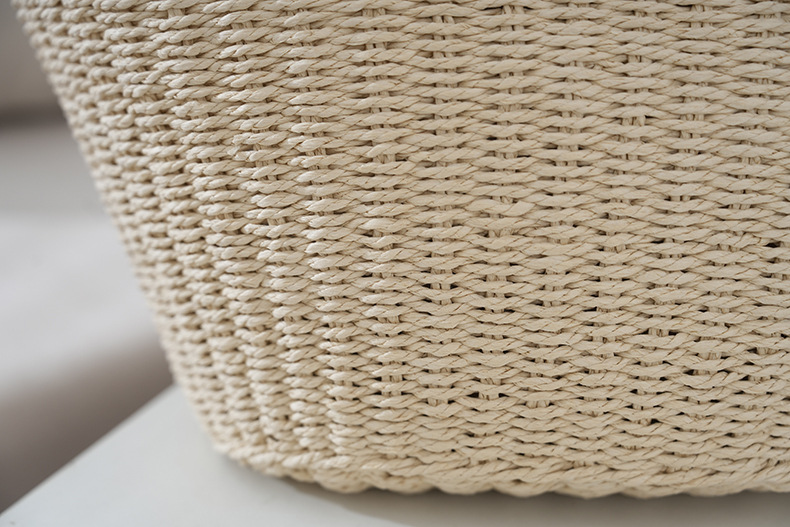 100g Weight String Closure Type Ring Handle Strap Type Straw Bag Bags Type Casual Occasion Paper Material Solid Color Pattern Spring&Summer Season Women's Gender Vacation Style Shell Shape Women's Paper Solid Color Vacation Shell String Straw Bag 5