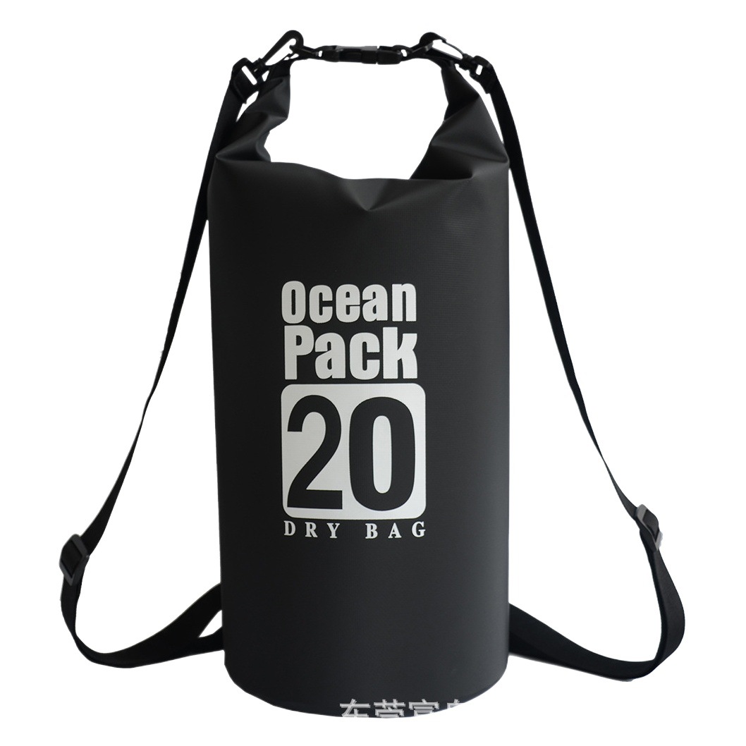 Factory direct 20L waterproof bag swimming mobile phone waterproof bag mountain riding backpack sports drying bag