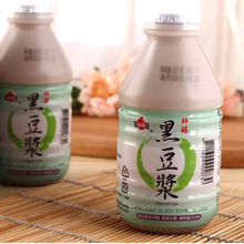 台湾进口 正康原味黑豆奶饮料 营养早餐甜豆浆 330ml 瓶装即饮