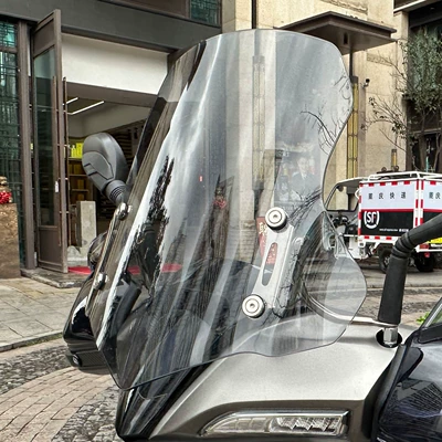 and rear bumper anti-drop protection — Motorcycle bumper - transparent-front-windshield