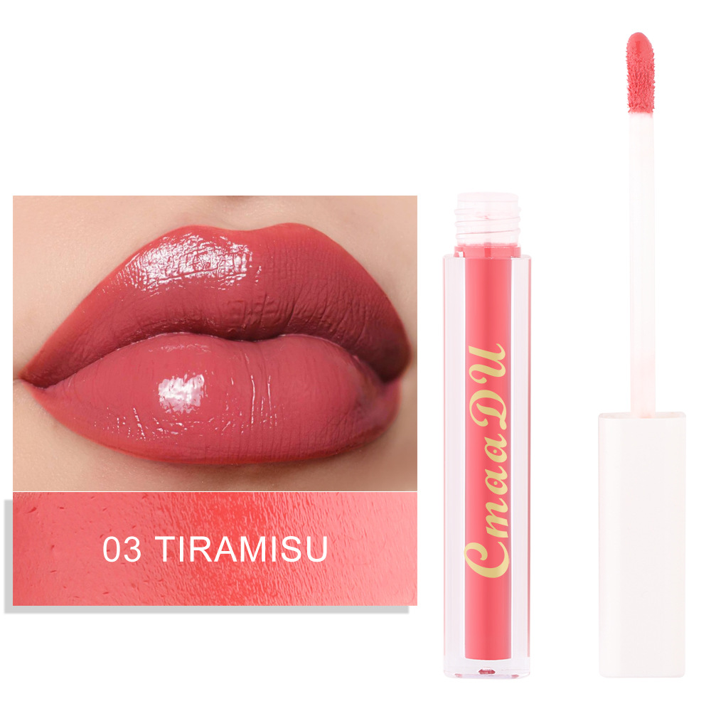 Check it out! Link Disclaimer - Exclusive for Foreign trade :CmaaDu 8-color Lipstick Olive Cream Brightening Lip Gloss undefined