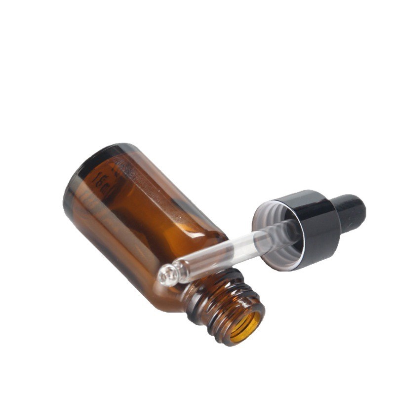 茶色ガラス製ドロッパー付き精油瓶 10ml15ml 遮光瓶 小分け用化粧品香水瓶 卸売|undefined