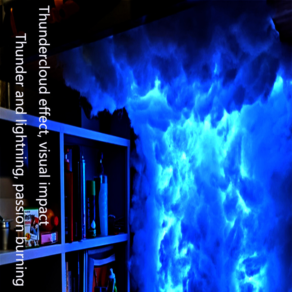 Luz de nube de luz transfronteriza dormitorio LED luz de nube de relámpago guión matar algodón DIY atmósfera de luz de color