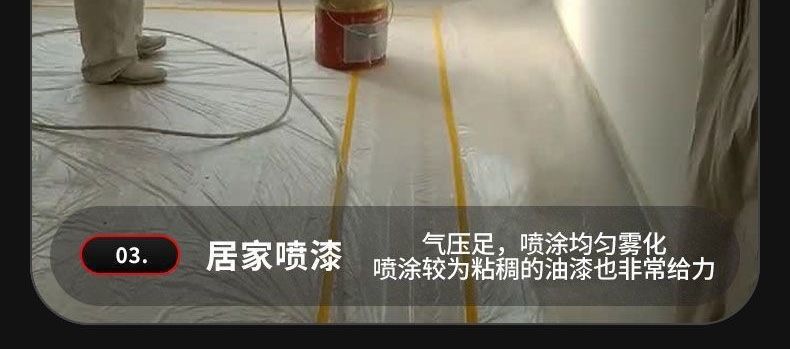 Ruicheng Air Pump Air Compressor Small Air Compressor Oil-Free Silent 220V Woodworking Spray Paint Air Pump