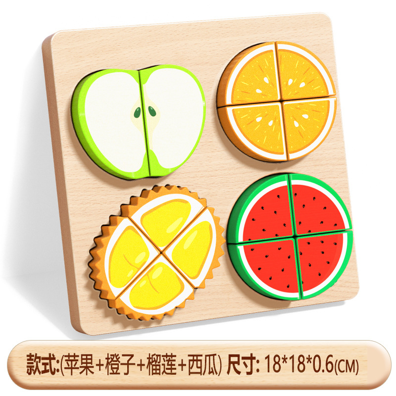 Explosiva rompecabezas para niños 3d juguetes tridimensionales Montessori madera bebé animal bloques de construcción alfabetización 1 a 3 años spot al por mayor