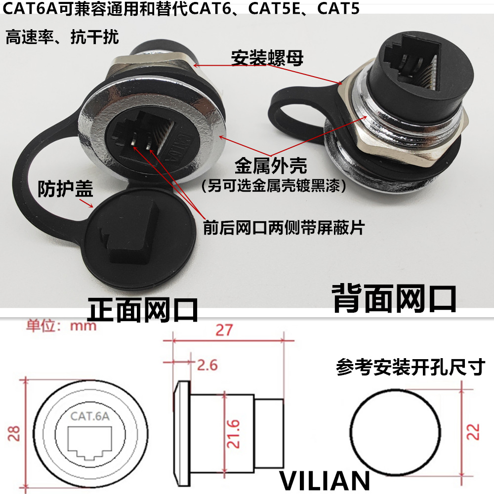 尲װM22RJ45USBĸղDATAͷ