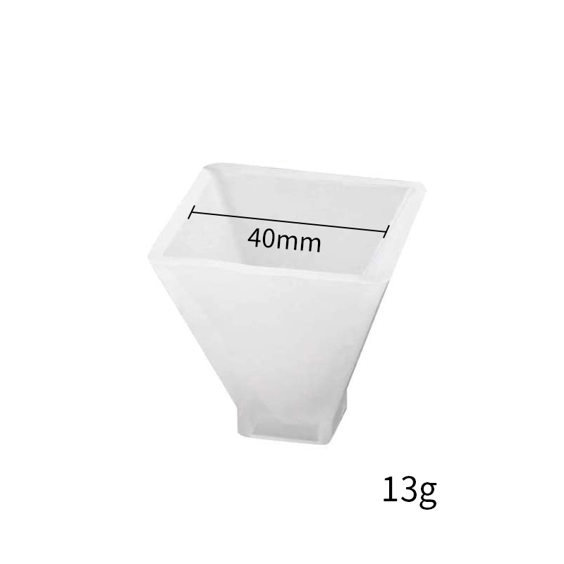 Cruz-frontera cristal epoxi molde espejo hecho a mano DIY bola cubo pirámide silicona molde joyería adornos