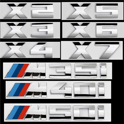 Car logo X3M40i, X4M40i, X5M40i, X6M50i - standard-x4m50i