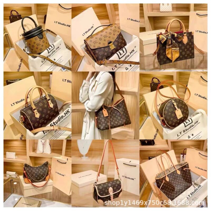 Direct supply of cross-border LV women's bags: Montaigne bag, messenger bag, horn bag, underarm bag, mahjong bag, baguette bag, chain bag Direct supply of cross-border LV women's bags: Montaigne bag, messenger bag, horn bag, underarm bag, mahjong bag, baguette bag, chain bag