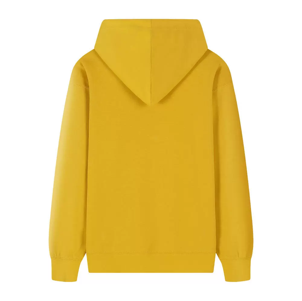 Осенне-зимняя темно-синяя мужская одежда с флисовой подкладкой из хлопка без внутреннего желчка, другая трехмерная нашивка, однотонная повседневная одежда с капюшоном