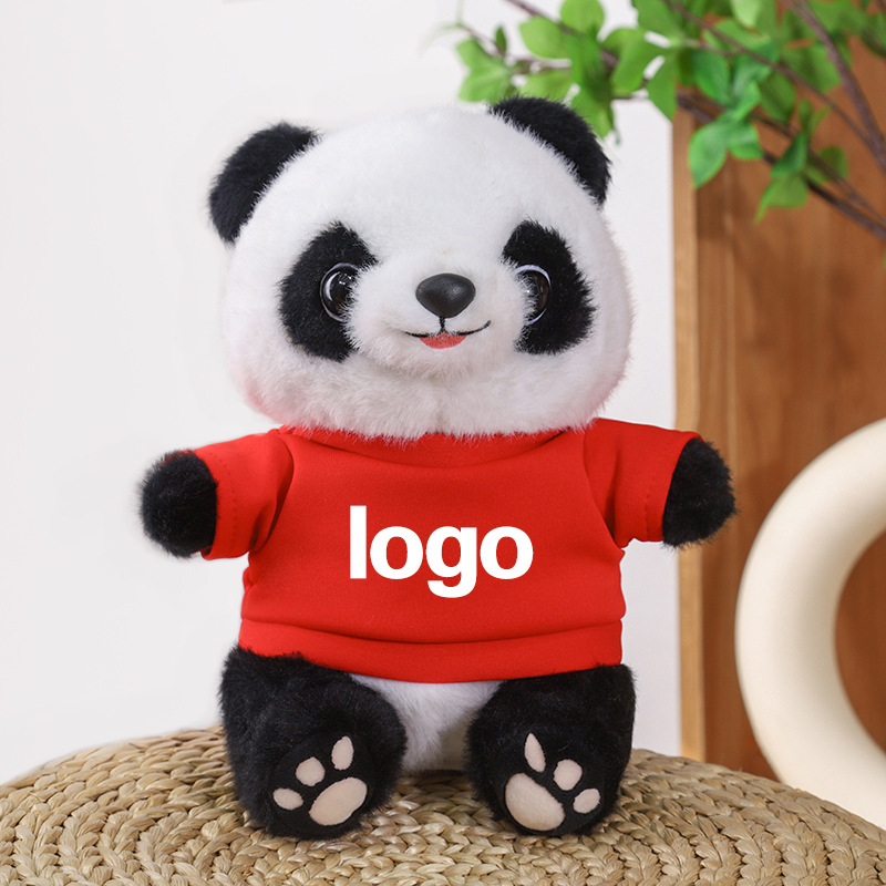 Juguetes de peluche Panda LOGO Coche 4s Tienda Juguetes Lindo Panda Simulado Muñeca Panda Regalo