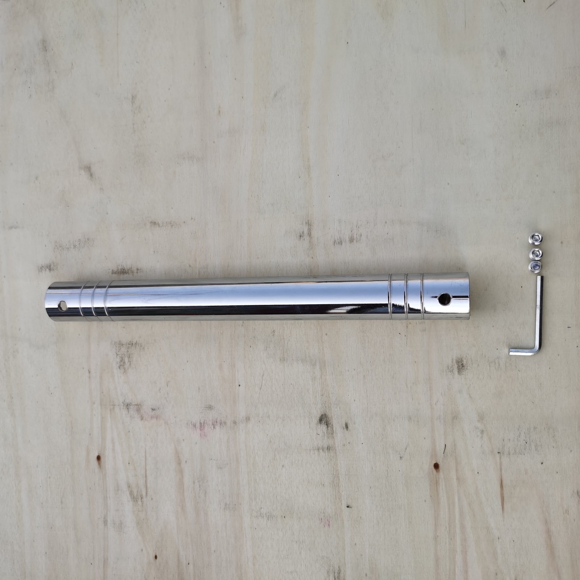 电镀哑铃的杆子连接器螺母 (4)