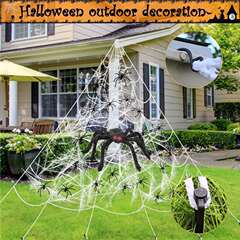 ハロウィーン装飾品クモの巣クモの巣綿真大クモバーのシーン配置道具が国境を越えて人気がある