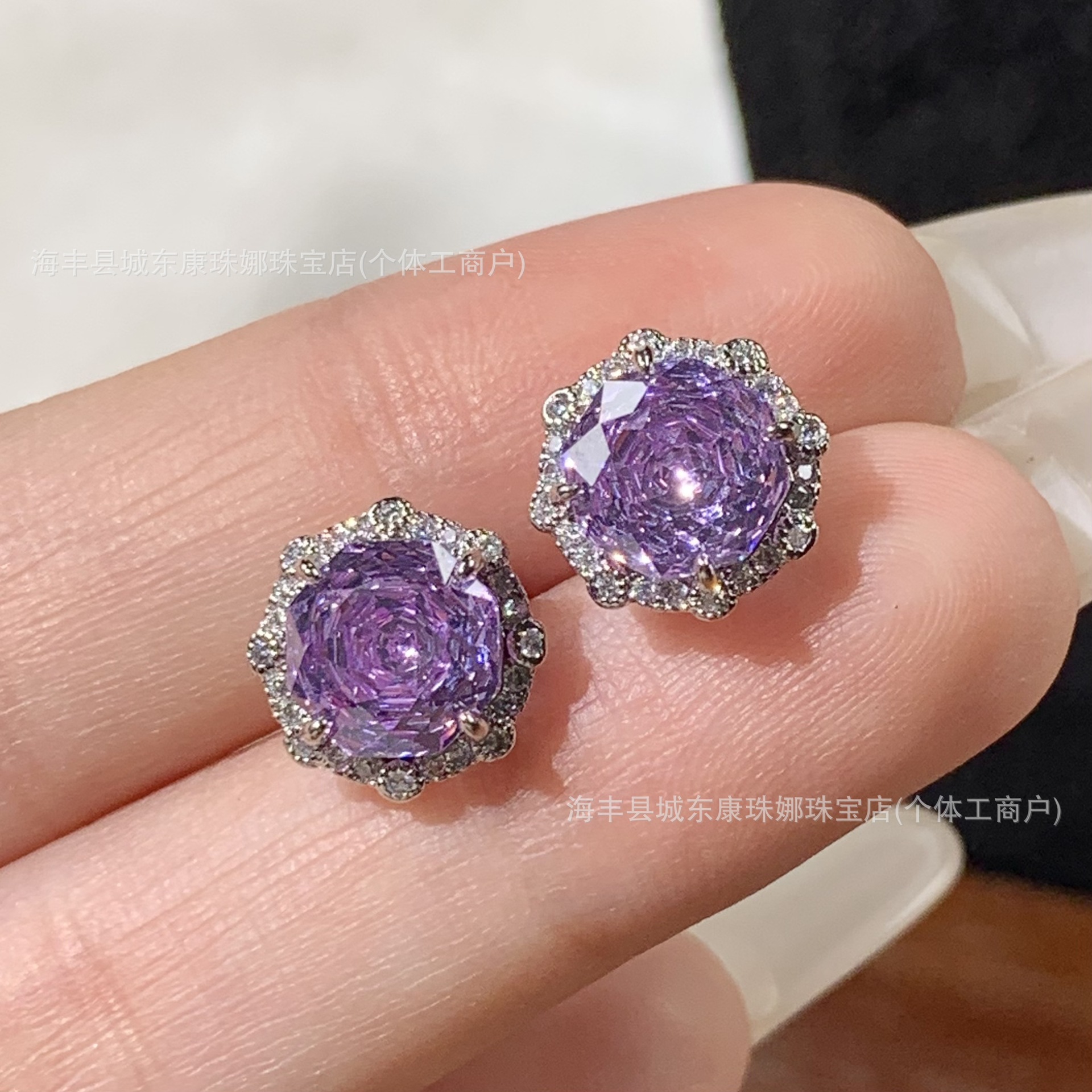 Ventas transfronterizas calientes ultra-brillante collar de corte de 1000 tonos colorido Bao tres piezas de moda nuevas joyas de alta calidad image 15